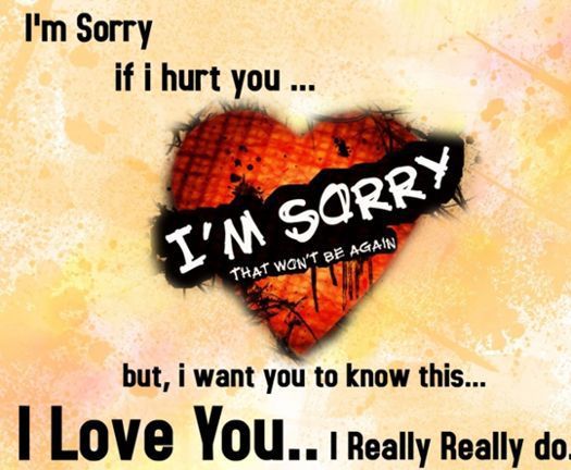 Heart Broken Sad Love Quotes I Am Sorry, If Really I Hurt You