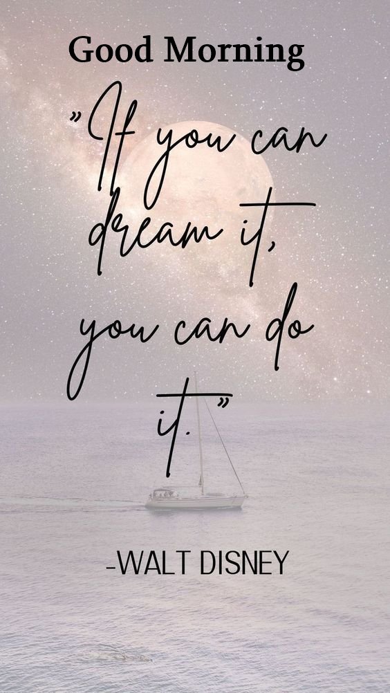 a boat floating on top of the ocean with a quote above it that says if you can a boat floating on top of the ocean with a quote above it that says if you can