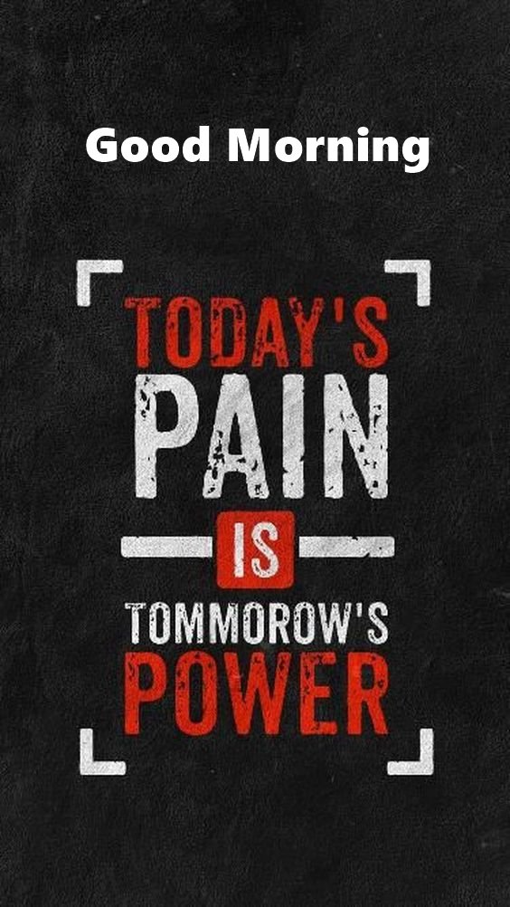 todays pain is tomorrows power todays pain is tomorrows power