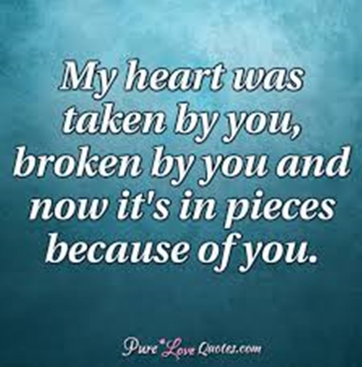 284 Broken Heart Quotes About Breakup And Heartbroken Sayings 121