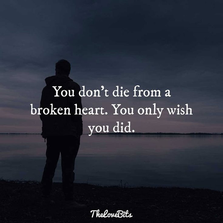 284 Broken Heart Quotes About Breakup And Heartbroken Sayings - Dreams ...