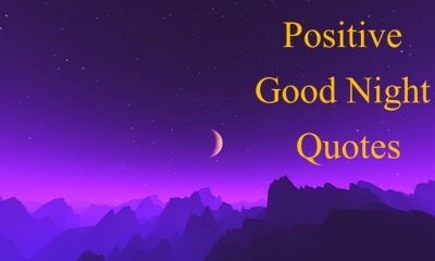 Short Positive Good Night Quotes With Beautiful Images
