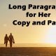 Long Paragraphs For Her Copy And Paste To Make Her Happy | Copy And Paste Cute Paragraphs For Her, Cute Paragraphs to Send to Your Girlfriend, Romantic Long Paragraphs for Her – Wife