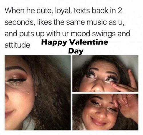short happy valentines day funny meme