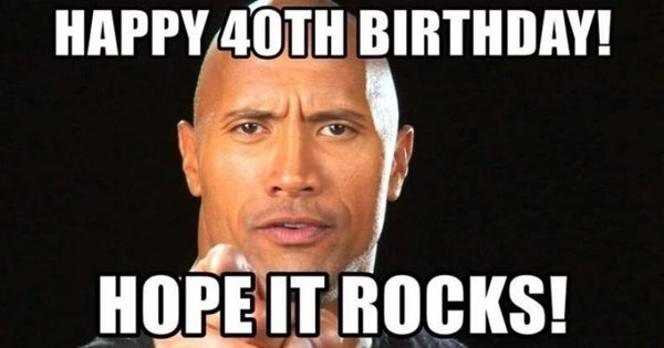 40th birthday memes for him cheers to 40 years images