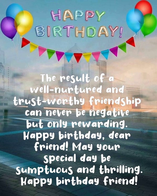 Touching Birthday Message To A Best Friend happy birthday images