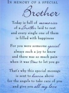 200+ Heartfelt & Meaningful Birthday Wishes for Brother In Heaven ...