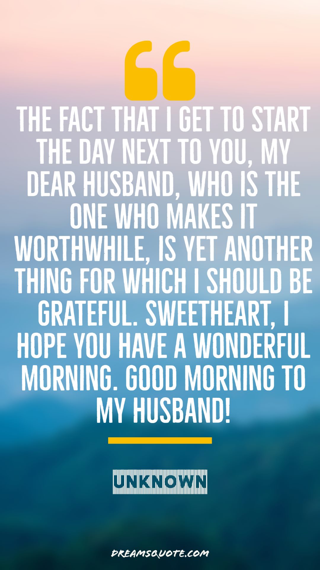 good morning images for husband and quotes