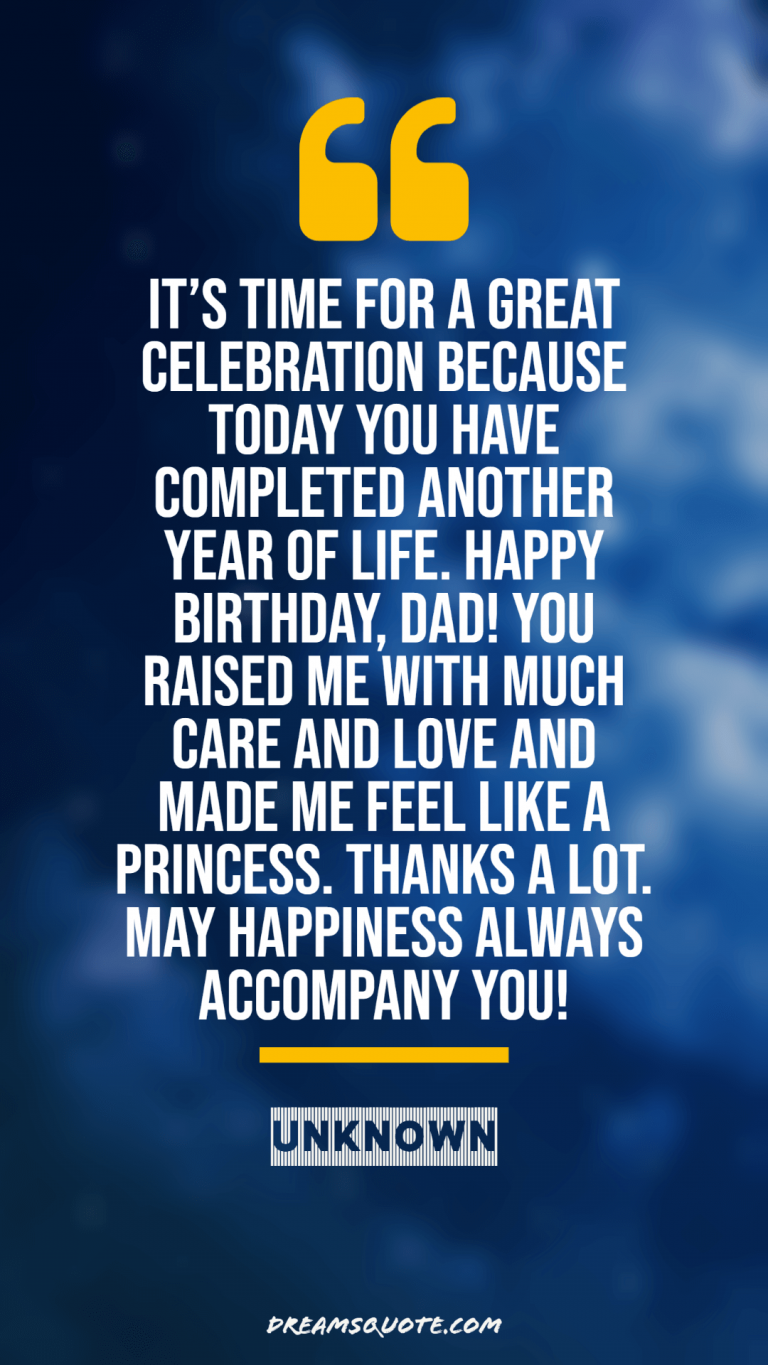 97 Happy Birthday Dad Quotes - Best Wishes for Birthday Images - Dreams ...