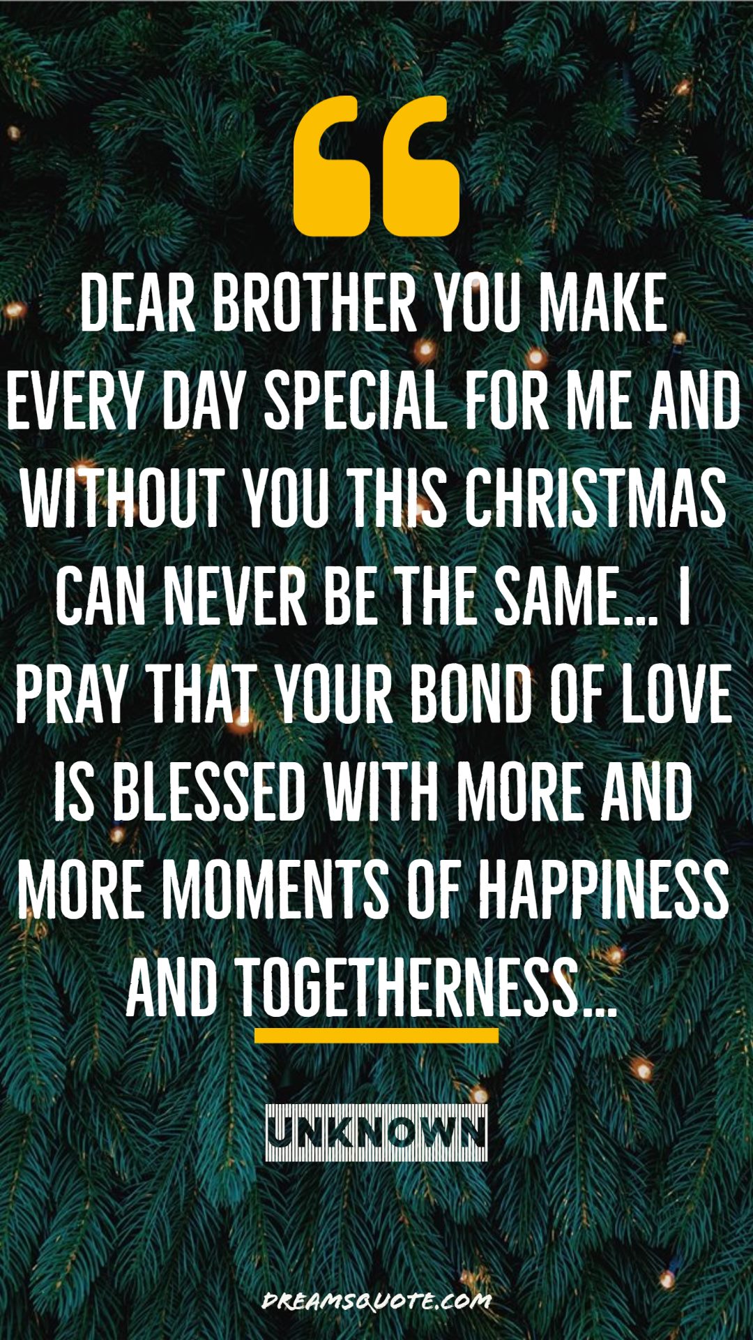 stunning golden merry christmas wishes card for brother