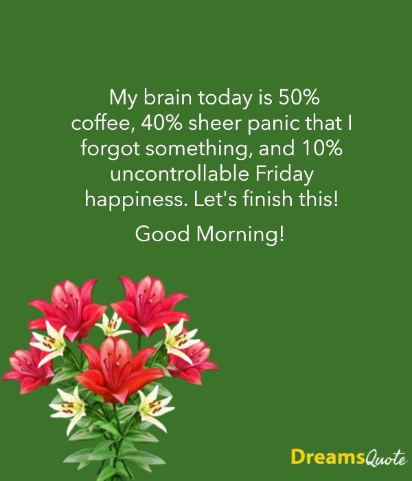 Funny Good Morning Friday Quotes to Kickstart the Weekend