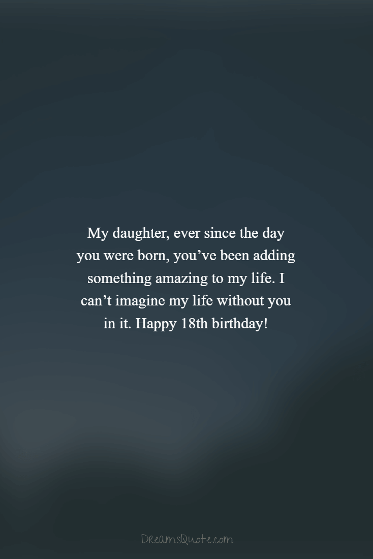 18th birthday wishes for a daughter sayings and happy birthday quotes