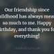 Birthday Wishes for Childhood Friend Happy Birthday Friend