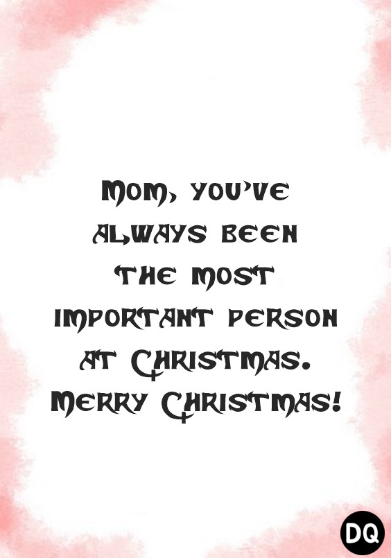Merry Christmas Wishes For Mom 1