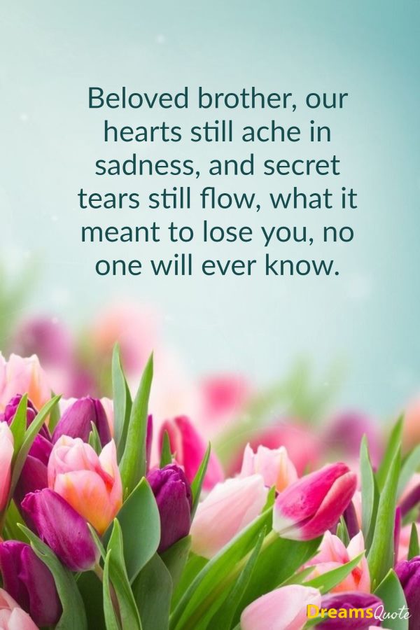 Death Anniversary Quotes For Brother Comforting Words of Sympathy 4
