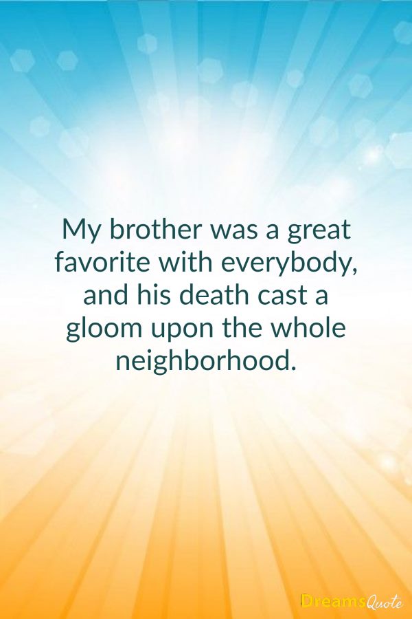 Death Anniversary Quotes For Brother with pictures