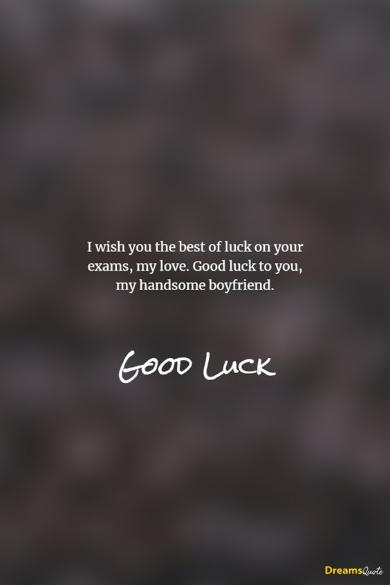 Good Luck Exam Wishes for Lover 6
