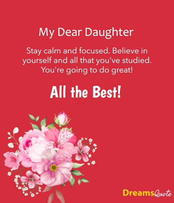 Encouraging All the Best Messages for Son or Daughter