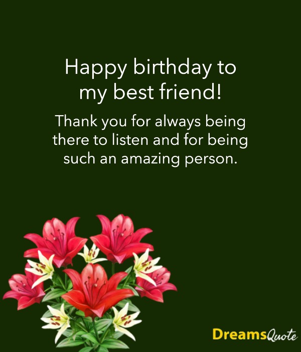 Birthday Messages for Your Female Best Friend