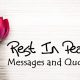 Rest in Peace Messages and Farewell Quotes