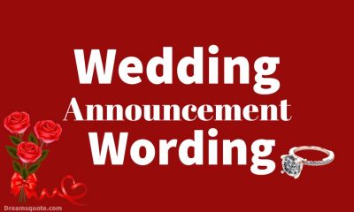 Wedding Announcement Wording