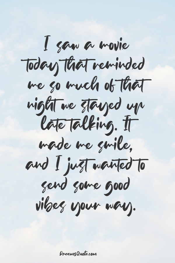 nostalgic thinking of you