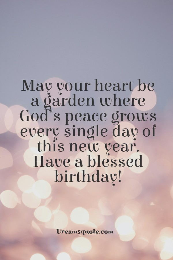 on inner peace for happy birthday prayers