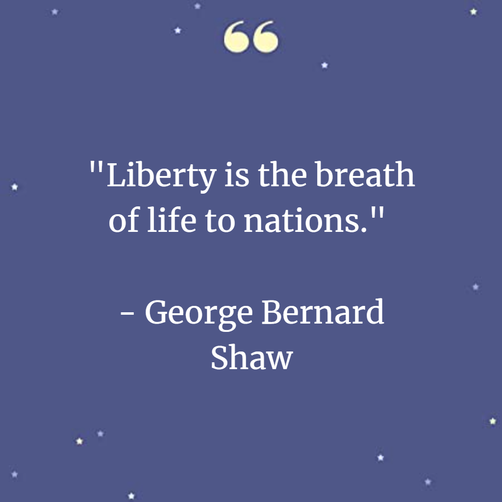 Happy Independence Day Quotes by George Bernard Shaw