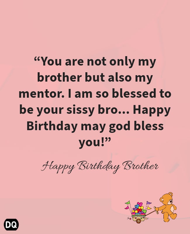 Best Birthday Message For Brother From Sister and Images