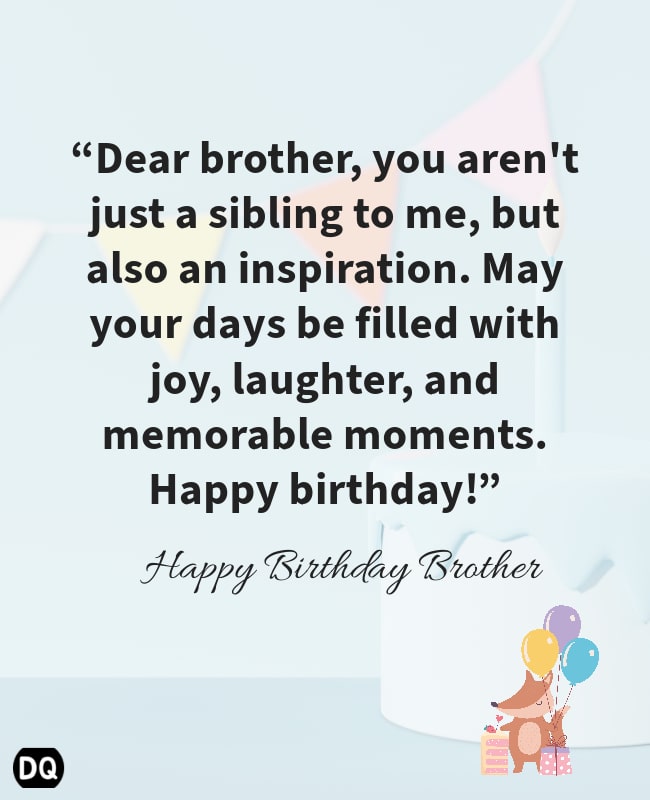 Best Birthday Wishes For Your Brother