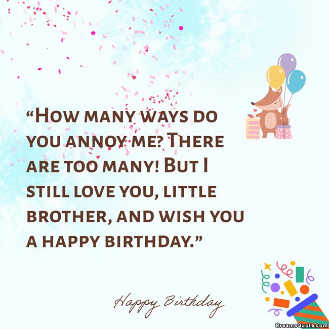 Happy Birthday Brother and happy birthday images and pics for younger brother