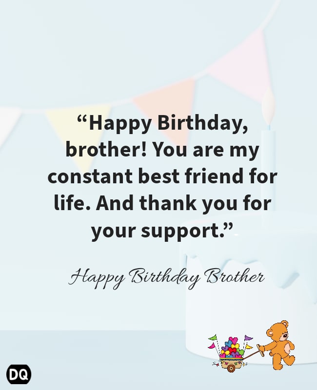 Happy Birthday Messages for Brother From Sister