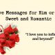 Affectionate Love Messages for Him or Her Sweet and Romantic
