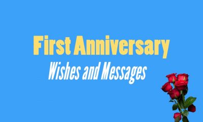 Happy 1st Anniversary Wishes Messages and Quote