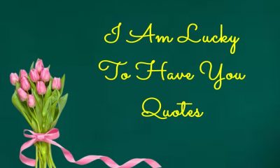 I Am Lucky To Have You Quotes for Her and Him
