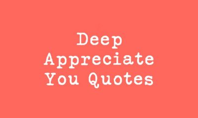 Deep Appreciate You Quotes