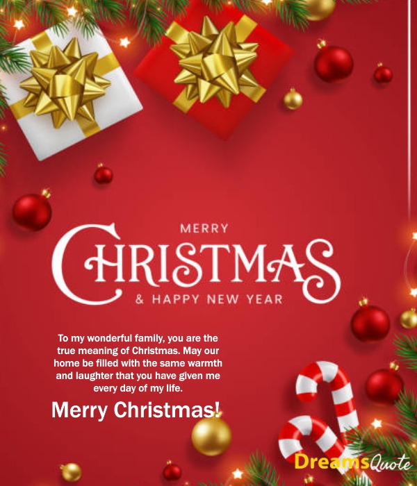 Heart touching Christmas messages for family 2025