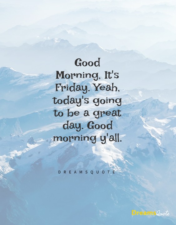 friday morning quotes and image