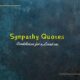 Sympathy Quotes and Condolences for a Loved one