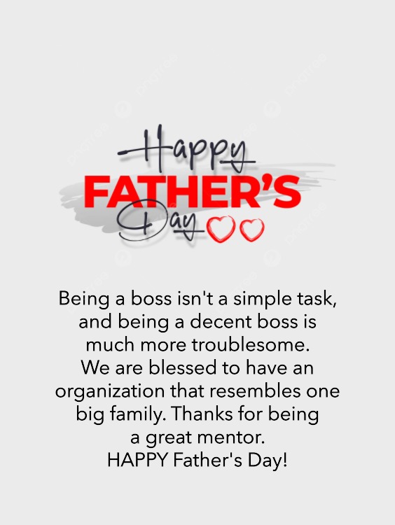 Happy Fathers Day Messages for Boss