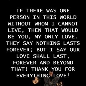 100 Thank You My Love Messages and Quotes - Dreams Quote