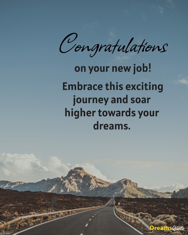 Congratulations For New Beginning Of Life Motivation