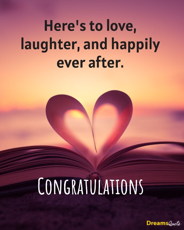 Simple Congratulations Wishes for Wedding and Engagement