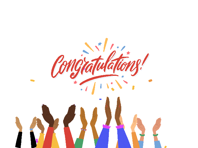 excited congratulations gif
