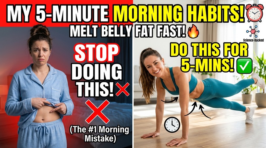 5 Minute Morning Habits to Melt Belly Fat Science Backed