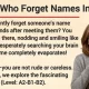 Psychology Of People Who Forget Names Instantly Graded Reader Learn English Through Story Motivation Listening Practice