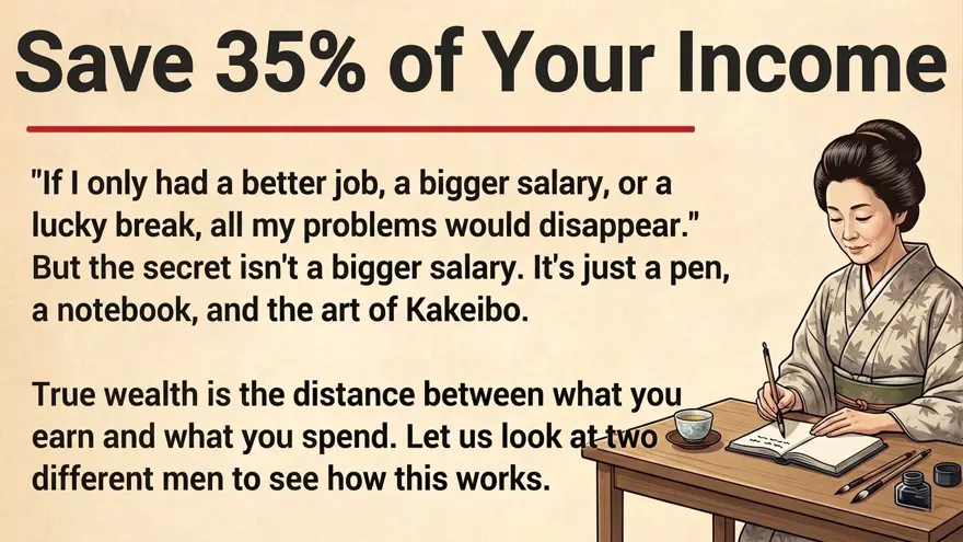 Save 35 of Your Income the Japanese Art of Kakeibo English Graded Reader