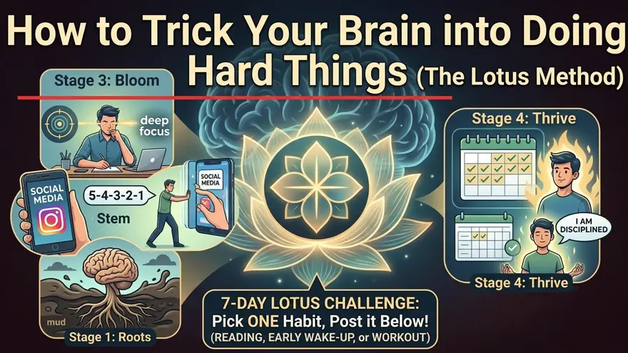 How To Force Your Brain To DO Hard Things Lotus Method