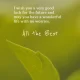 An inspirational quote reading 'I wish you a very good luck for the future and may you have a wonderful life with no worries. All the Best' in white text over a vibrant soft green leaf background. I Wish You A Very Good Luck All The Best Quote A warm and uplifting message of good wishes